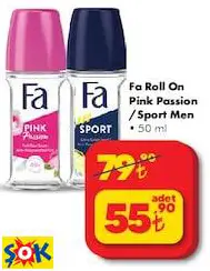 FA ROLL ON PİNK PASSİON /SPORT MEN 50 ML